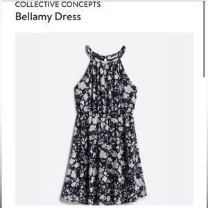 NWT Collective Concepts Bellamy Halter Dress Sz M